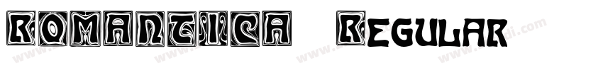 ROMANTICA Regular字体转换
